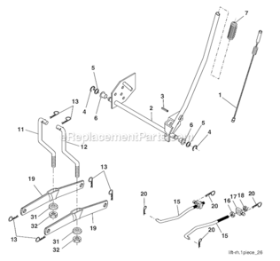 Part Location Diagram of 179504 Poulan Plunger Asm.