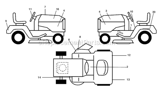 Part Location Diagram of 583158701 Husqvarna Decal