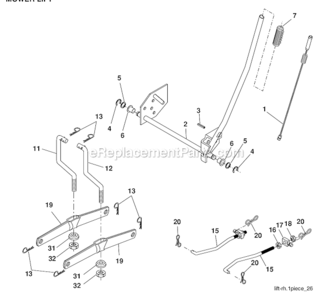 Part Location Diagram of 583242801 Husqvarna Plunger Asm.