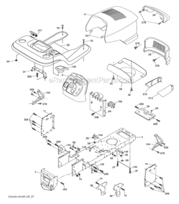 Part Location Diagram of 179132X428 Poulan Console Fuel Window