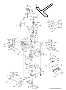 Part Location Diagram of 174882 Poulan Spring Ext Elect. Clutch