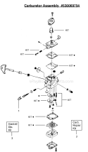 Page C Diagram and Parts List for PL25 Type 3 Poulan Trimmer