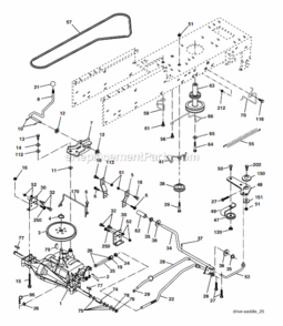 Part Location Diagram of 109505X Husqvarna Spacer Axle