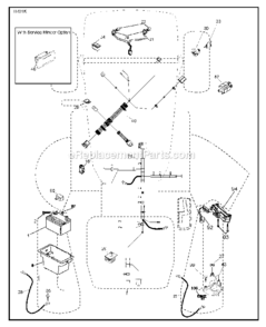 Part Location Diagram of 174814 Poulan U Nut