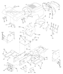 Part Location Diagram of 583677501 Husqvarna Footrest Pnt Rh