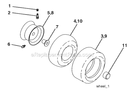 Part Location Diagram of 425093 Poulan Decal, Side Panel