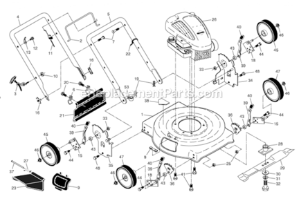 Part Location Diagram of 532172820 Husqvarna Kit, Housing