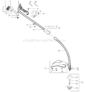 Page A Diagram and Parts List for PP035  Poulan Trimmer