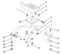 Page L Diagram and Parts List for PP1036SA  Poulan Lawn Tractor
