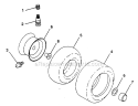 Part Location Diagram of 532124805 Husqvarna Rim, Rear