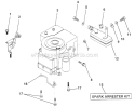 Page E Diagram and Parts List for PP1036SA  Poulan Lawn Tractor