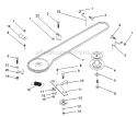 Page H Diagram and Parts List for PP1036SA  Poulan Lawn Tractor