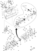 Page A Diagram and Parts List for PP10530ES  Poulan Snow Blower