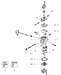 Page A Diagram and Parts List for PP110  Poulan Trimmer