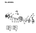 Page A Diagram and Parts List for PP111  Poulan Trimmer