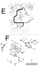 Page C Diagram and Parts List for PP1136JA  Poulan Lawn Tractor