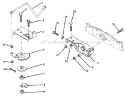 Page M Diagram and Parts List for PP1136  Poulan Lawn Tractor