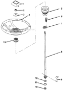 Part Location Diagram of 532100710 Husqvarna Insert, Wheel, Steering