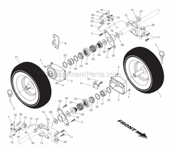 Part Location Diagram of 179139 Husqvarna Spring, Clutch Slide