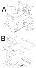 Page A Diagram and Parts List for PP11536A  Poulan Lawn Tractor