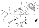 Page J Diagram and Parts List for PP11536KA  Poulan Lawn Tractor
