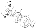 Page Q Diagram and Parts List for PP11536KA  Poulan Lawn Tractor