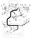 Page E Diagram and Parts List for PP11536KA  Poulan Lawn Tractor