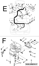 Page C Diagram and Parts List for PP11536K  Poulan Lawn Tractor