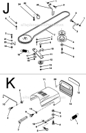 Page E Diagram and Parts List for PP11536K  Poulan Lawn Tractor