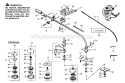 Page A Diagram and Parts List for PP117  Poulan Trimmer