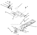 Page E Diagram and Parts List for PP1236A  Poulan Lawn Tractor