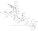 Page F Diagram and Parts List for PP1236A  Poulan Lawn Tractor