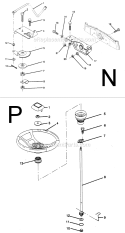 Page I Diagram and Parts List for PP1236  Poulan Lawn Tractor