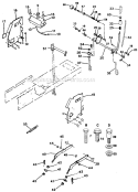 Page D Diagram and Parts List for PP1238A  Poulan Lawn Tractor