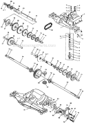 Part Location Diagram of 4997 Husqvarna Axle, L.H.