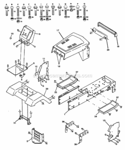 Part Location Diagram of 532139810 Husqvarna Fender Pnt