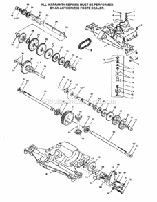 Part Location Diagram of 003735 Husqvarna Washer, Plain .758 X 1.25 X .050