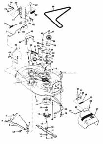 Part Location Diagram of 596987501 Husqvarna Lawn tractor bolt