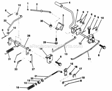 Page A Diagram and Parts List for PP125R38J  Poulan Lawn Tractor