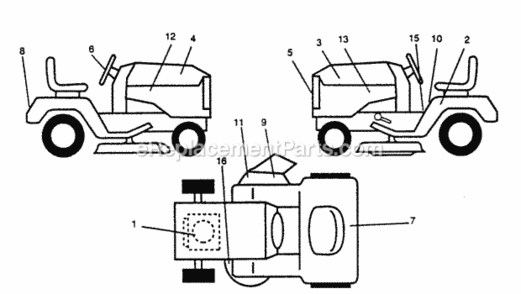 Part Location Diagram of 532142790 Husqvarna Decal, Hood, R.H.