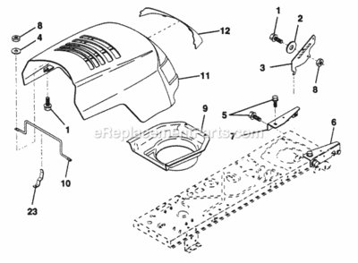 Part Location Diagram of 532139298 Husqvarna Lens Bar