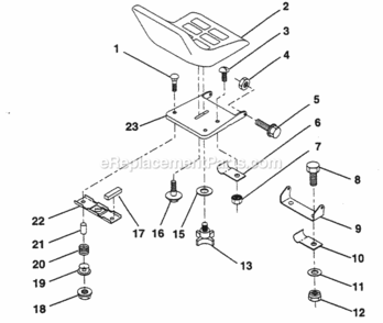 Page L Diagram and Parts List for PP12R38MIA  Poulan Lawn Tractor