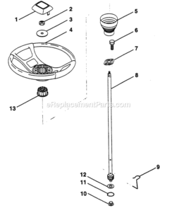 Page N Diagram and Parts List for PP12R38MIA  Poulan Lawn Tractor