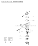 Page A Diagram and Parts List for PP131  Poulan Trimmer