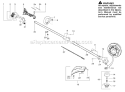 Page B Diagram and Parts List for PP135  Poulan Trimmer
