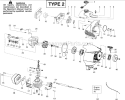 Page A Diagram and Parts List for PP136E Type 2 Poulan Trimmer
