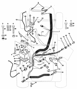 Part Location Diagram of 532127609 Husqvarna Harness, Ignition