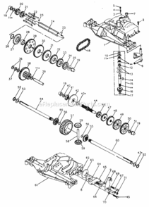 Part Location Diagram of 105912X Husqvarna Gear, Spur, 14T