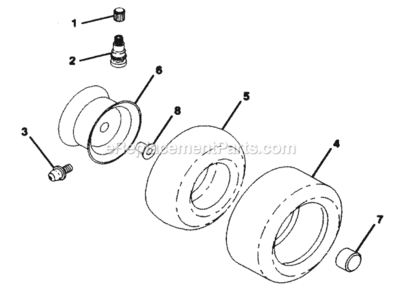 Page I Diagram and Parts List for PP1442  Poulan Lawn Tractor