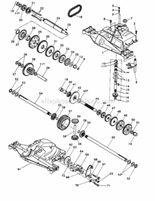 Page B Diagram and Parts List for PP14542K  Poulan Lawn Tractor